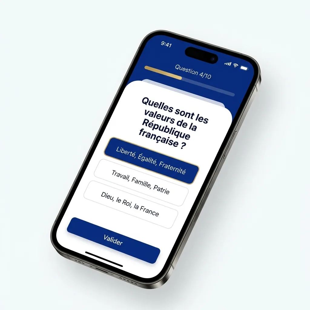Civic Quiz France App